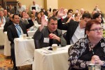 Audience response during Food Safety Culture debate. Photo: amyBcreative