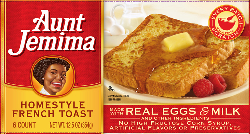 Aunt Jemima frozen French Toast recall