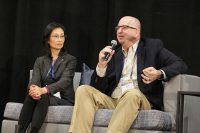 Cindy Jiang and Scott Horsfall at the 2018 Food Safety Consortium