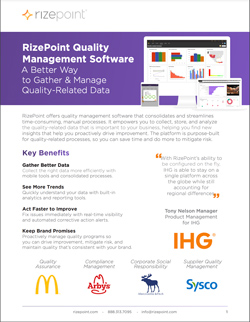 Datasheet: RizePoint Overview