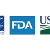 CDC, FDA, USDA logos