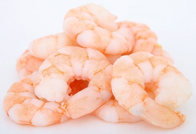 Cooked shrimp