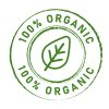 100% Organic Label