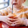 Boy Drinking Juice